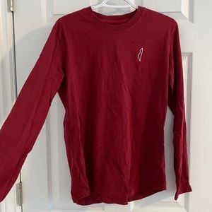 PaliRoots long sleeve tee, red
